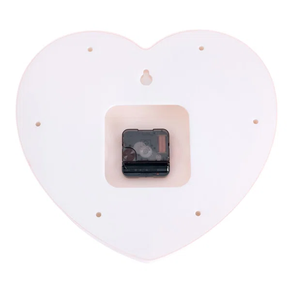 Ρολόι Τοίχου (27x6x30) Karlsson Heart Candy Soft Pink