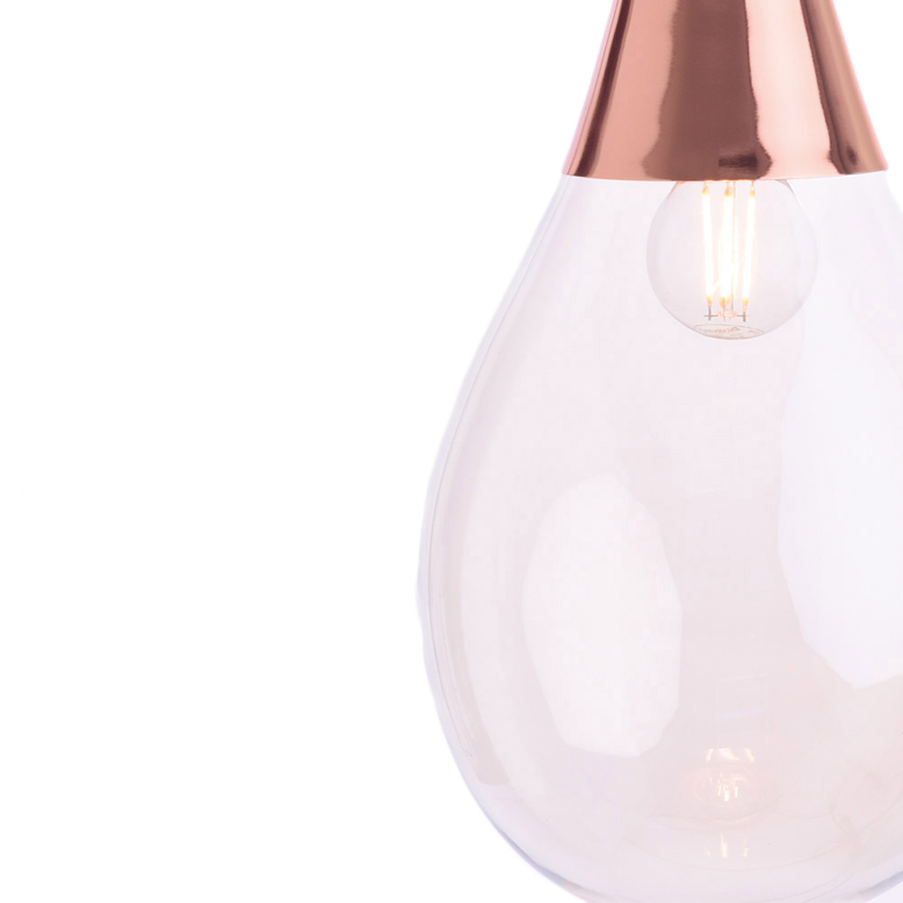 Φωτιστικό Οροφής Τρίφωτο Aca Atena OD53423SCP Copper