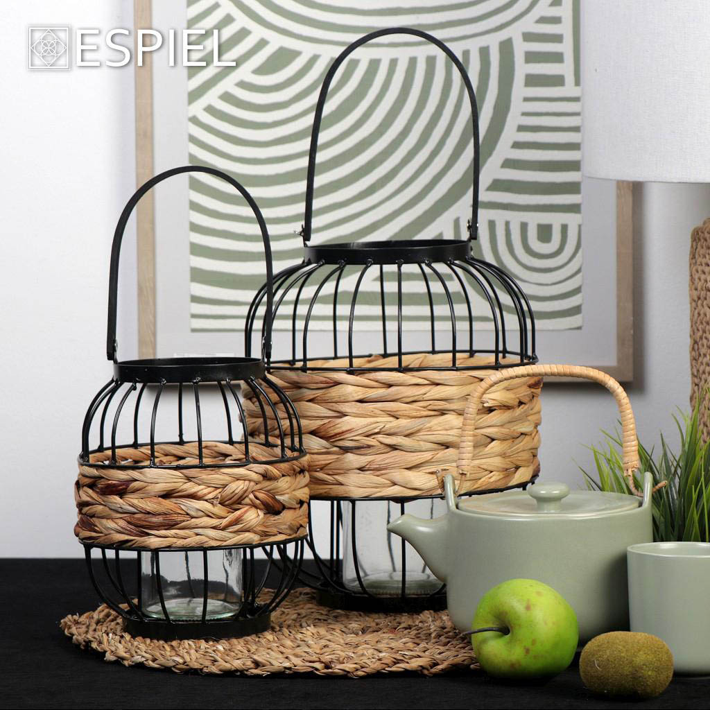 Φανάρι (Φ17X20) Espiel Lug102 Κήπος Διακοσμητικά Κήπου & Μπαλκονιού Spitishop