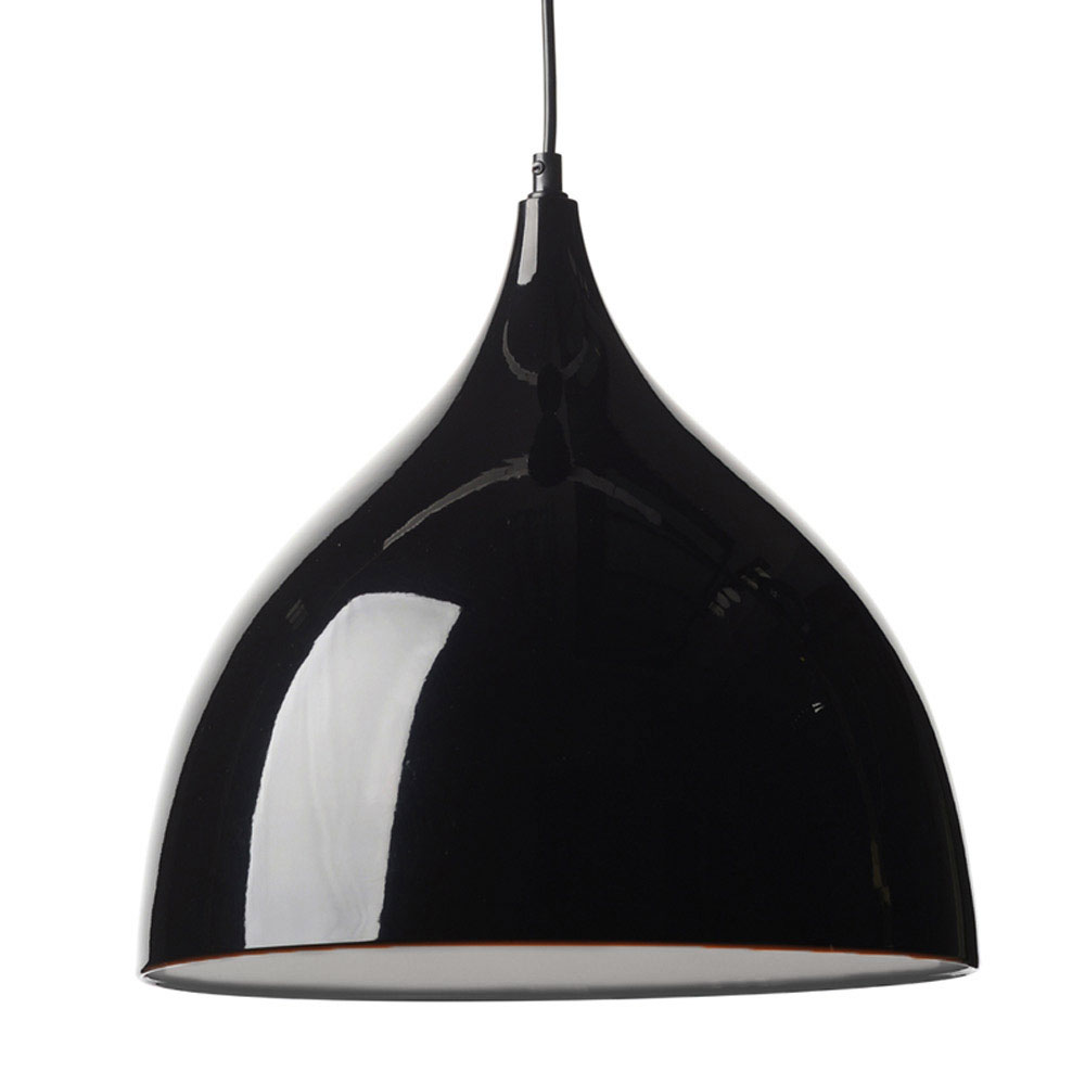 Φωτιστικό Οροφής Μονόφωτο Aca Roxanne KS174335BK Black
