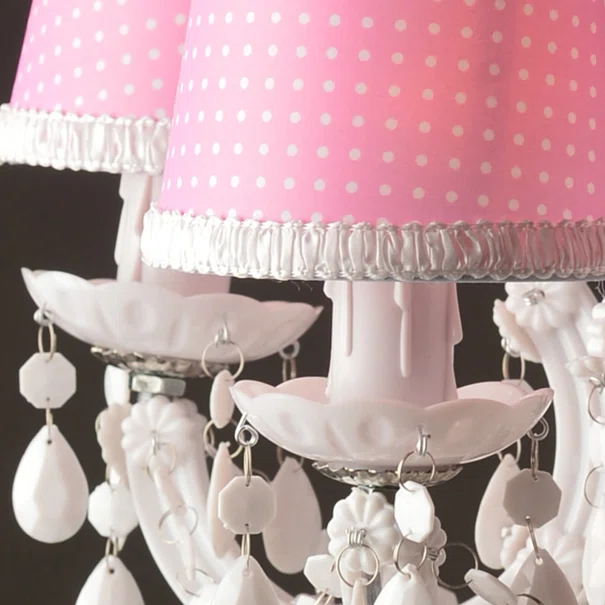 Πολυέλαιος Οροφής Aca Macaron SF35045P White/Pink