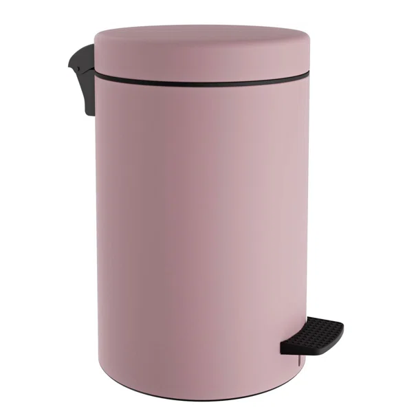 Κάδος Απορριμμάτων Μπάνιου (Φ25x40) Pam & Co 12lt 12-090-303 Matt Pink