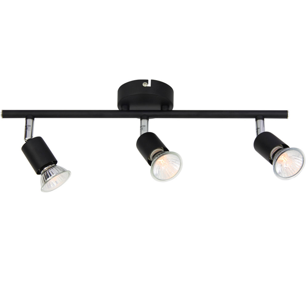 Σποτ Τρίφωτο Aca Trinity MC634BK3 Black Matt