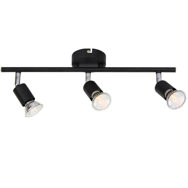 Σποτ Τρίφωτο Aca Trinity MC634BK3 Black Matt
