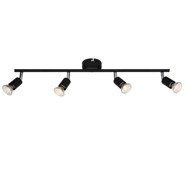 Σποτ Πολύφωτο Aca Trinity MC634BK4 Black Matt
