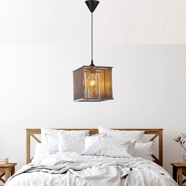 Φωτιστικό Οροφής Μονόφωτο A-G Cage 390FLH2187 Antique