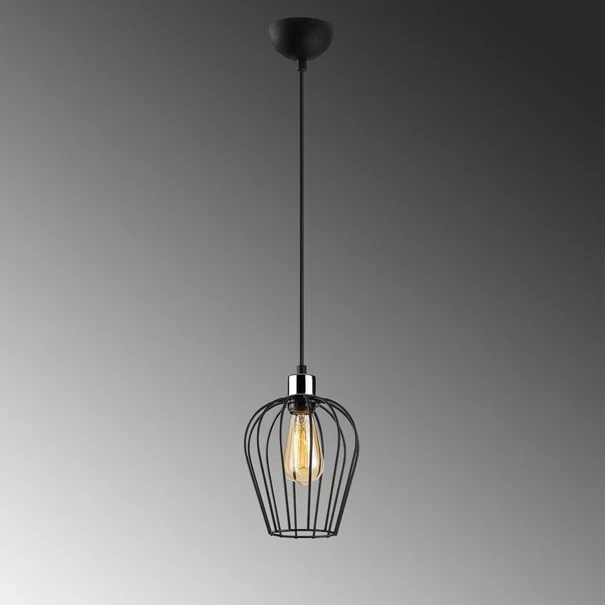 Φωτιστικό Οροφής Μονόφωτο A-G Tel 892OPV1712 Black