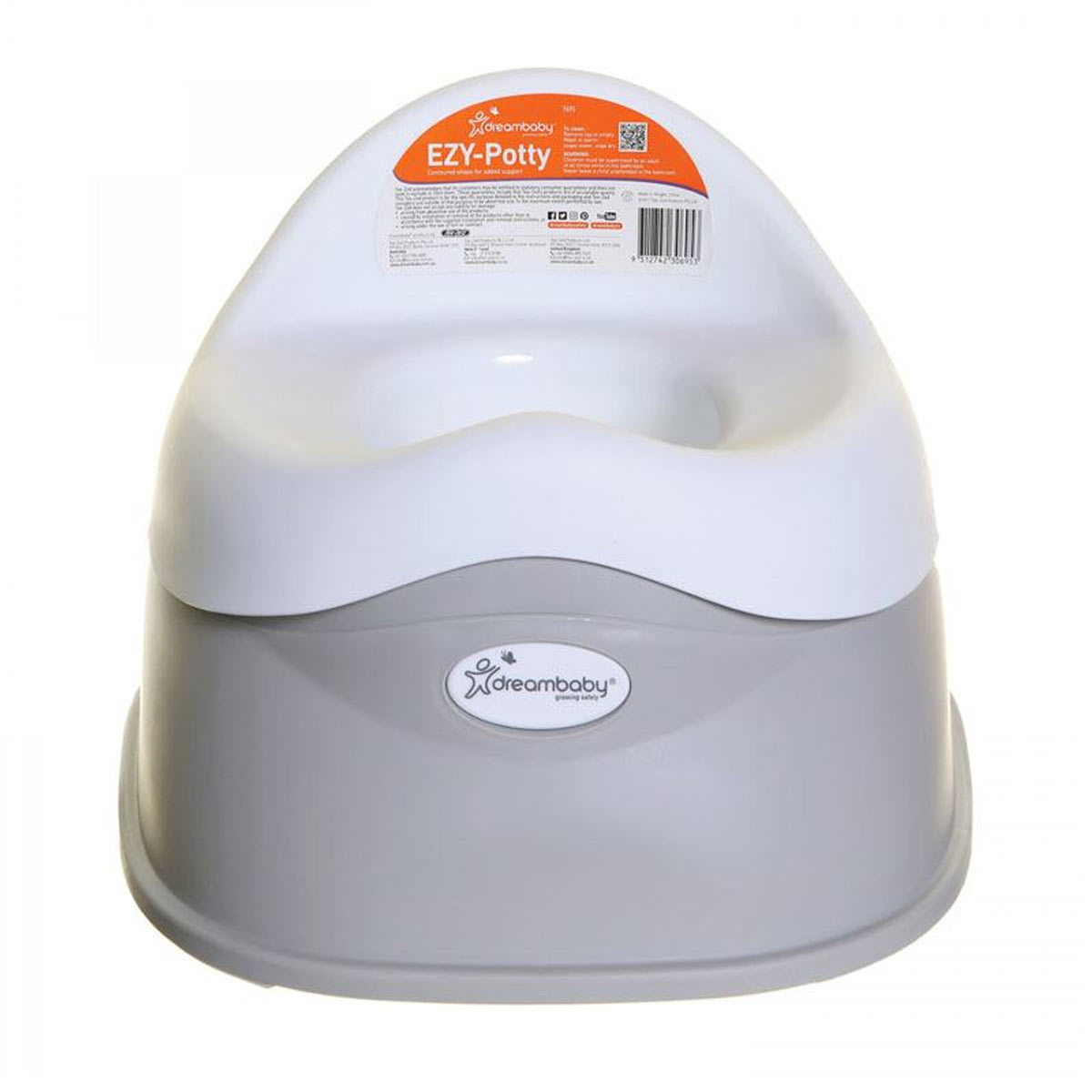 Γιογιό Dreambaby Ezy Grey - White Br78013 Βρεφικά Φροντίδα & Περιποίηση Μωρού Γιο Καθίσματα Λεκάνης Spitishop