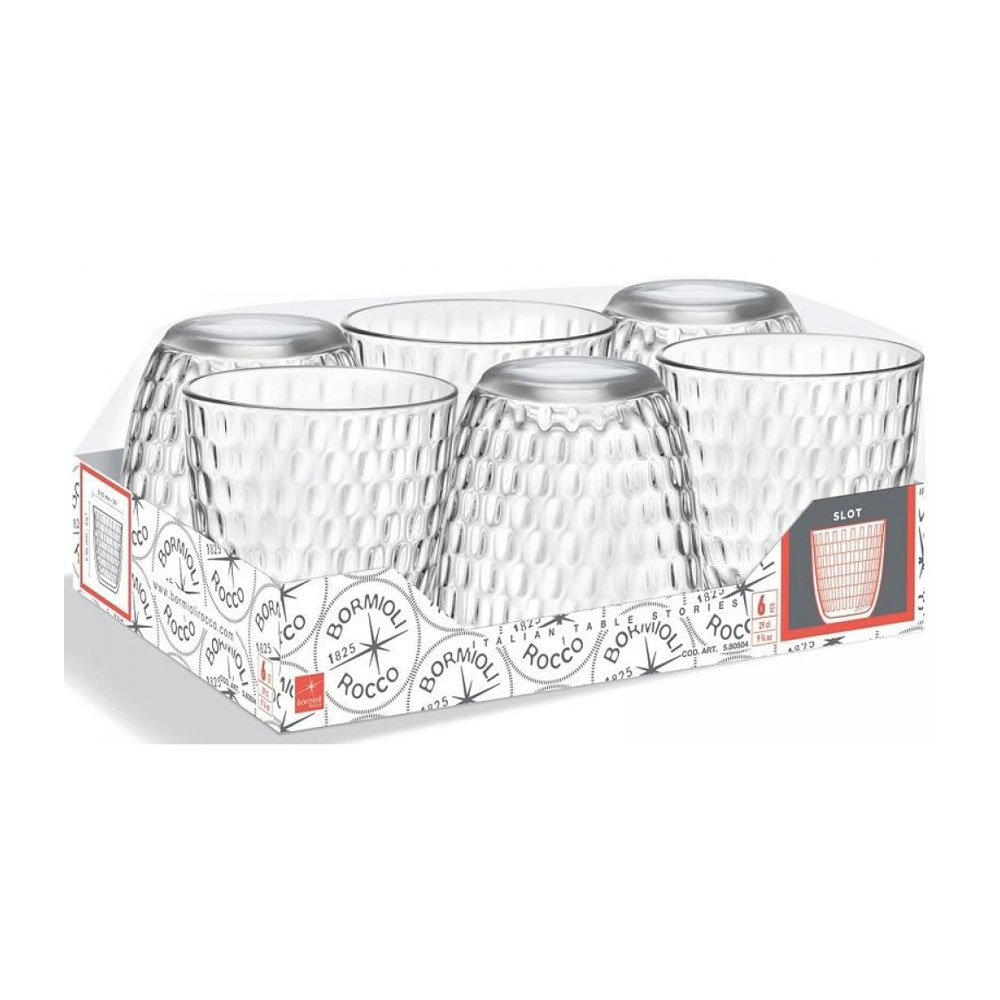 Ποτήρια Νερού 390ml (Σετ 6τμχ) Bormioli Rocco Slot