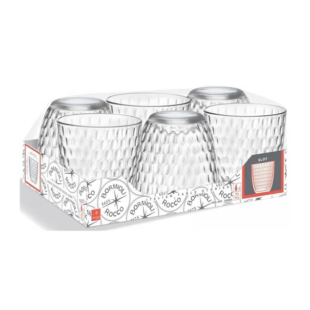 Ποτήρια Νερού 390ml (Σετ 6τμχ) Bormioli Rocco Slot