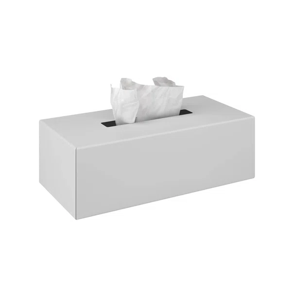Θήκη Για Χαρτομάντηλα Pam & Co 120-033 White Matte