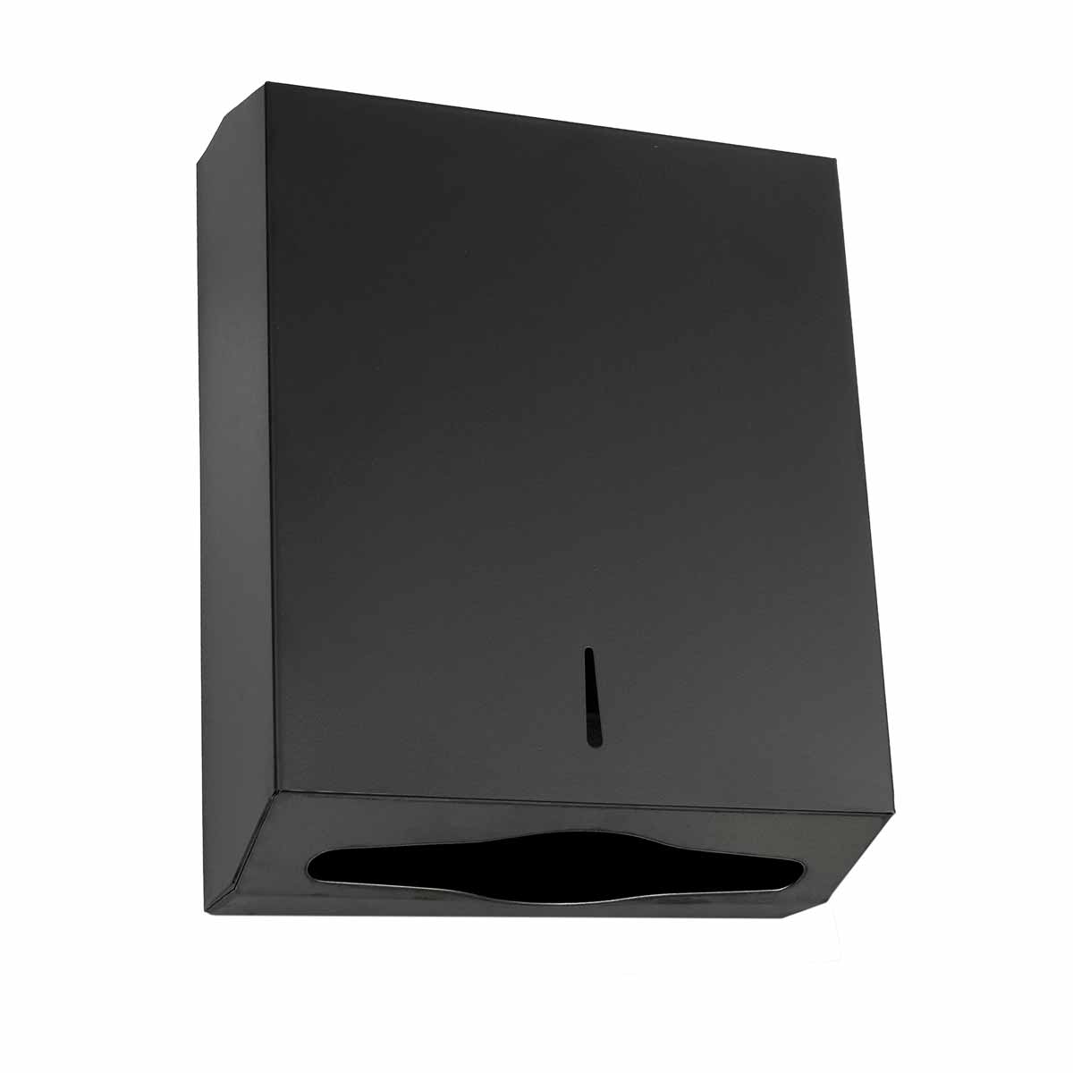 Θήκη για Χειροπετσέτες (28 5X10X37) Pam Co 122-403 Black Matte Μπάνιο Αξεσουάρ Μπάνιου Χαρτοθήκες Spitishop
