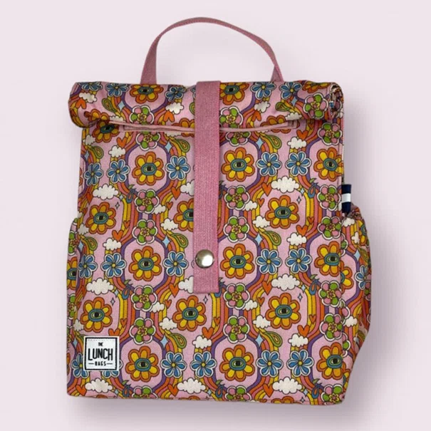 Ισοθερμική Τσάντα Φαγητού 5lt The Lunch Bags Original 2.0 Flowers