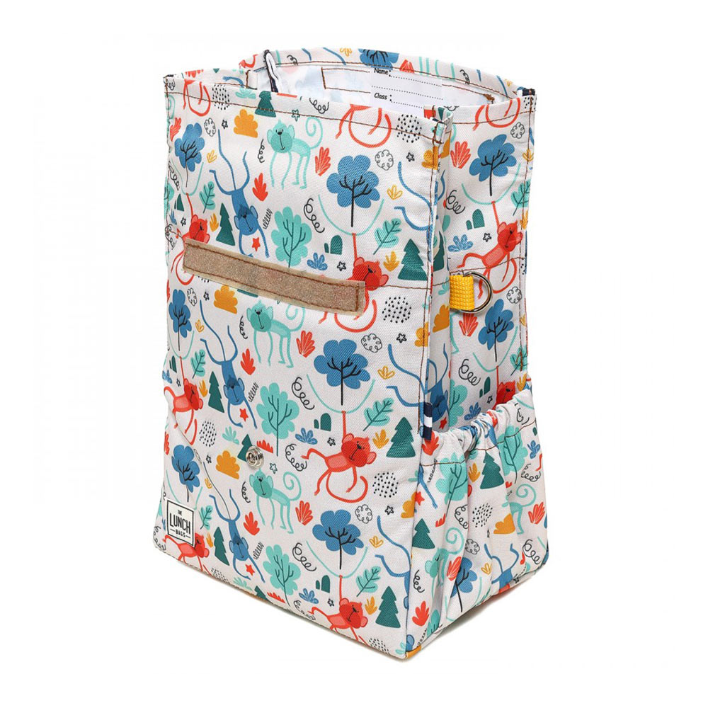 Ισοθερμική Τσάντα Φαγητού 5Lt The Lunch Bags Monkey Παιδικά Παιδικές Τσάντες Spitishop
