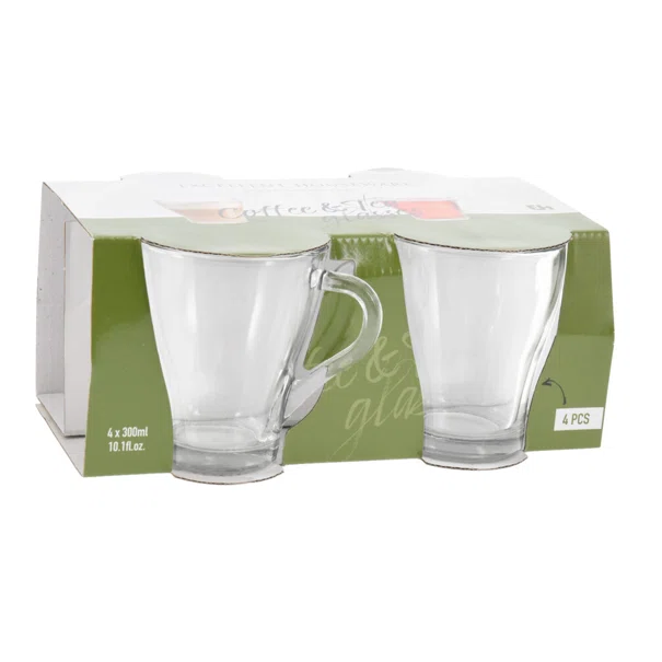 Κούπες 300ml (Σετ 4τμχ) K-M YE6000420