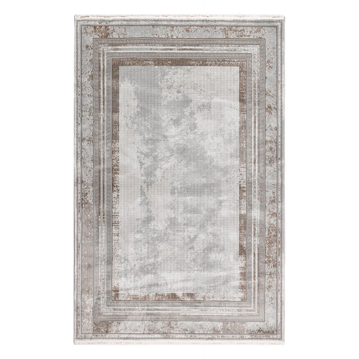 Χαλί (195X290) Polcarpet Dalia 2426 White Beige Χαλιά Σαλονιού Χειμερινά Spitishop