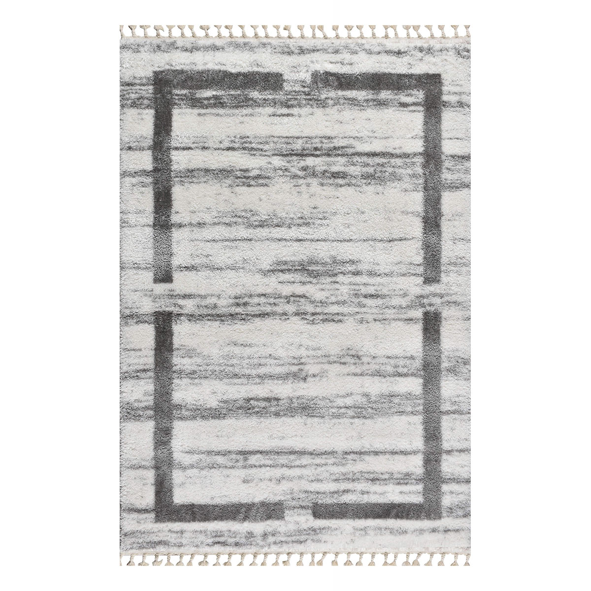 Χαλί (200x280) Polcarpet Silky Shaggy 799 Cream Grey