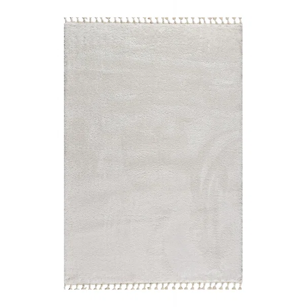 Χαλί (160x230) Polcarpet Silky Shaggy White