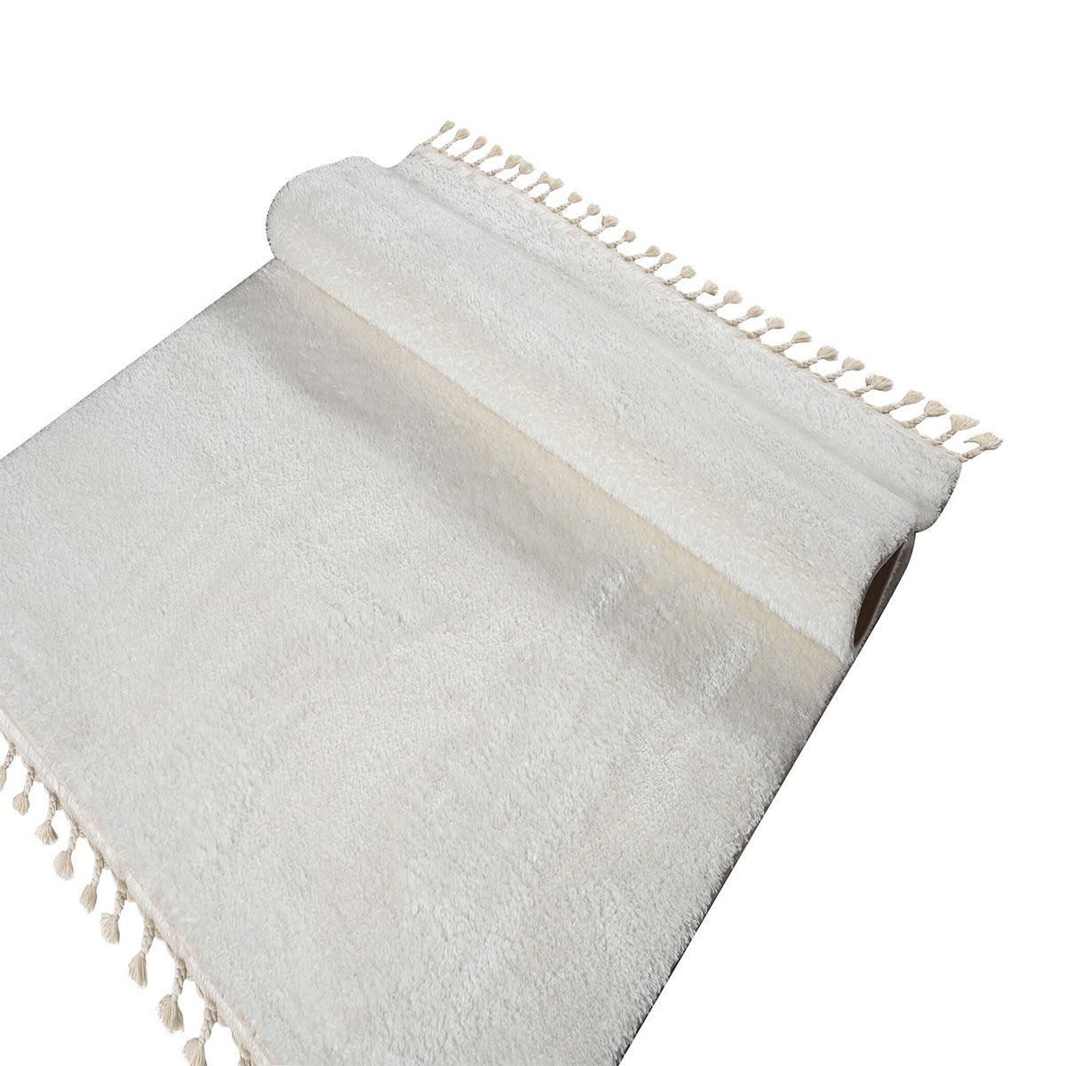 Χαλί (160x230) Polcarpet Silky Shaggy White