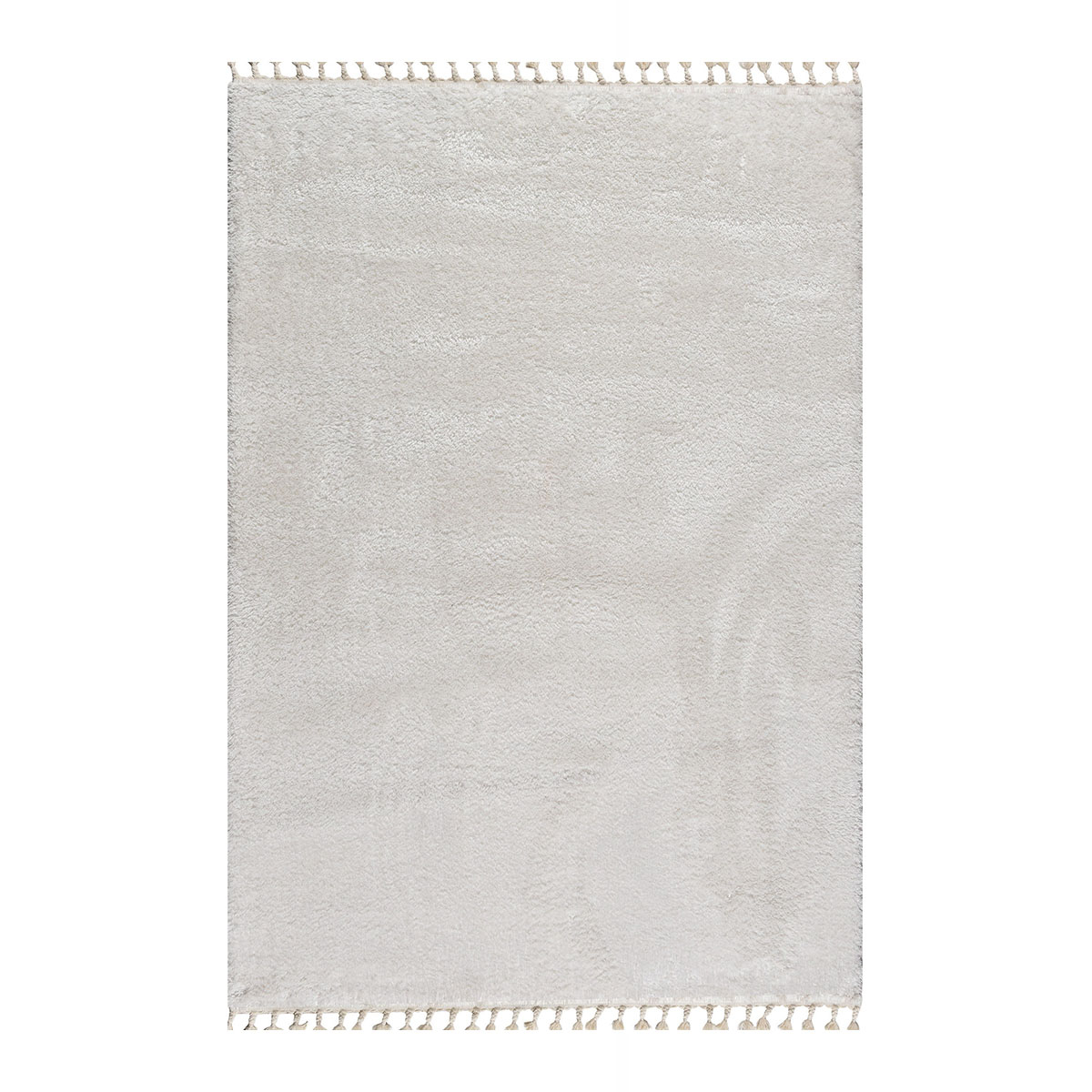 Χαλί (200X280) Polcarpet Silky Shaggy White Χαλιά Σαλονιού Χειμερινά Spitishop