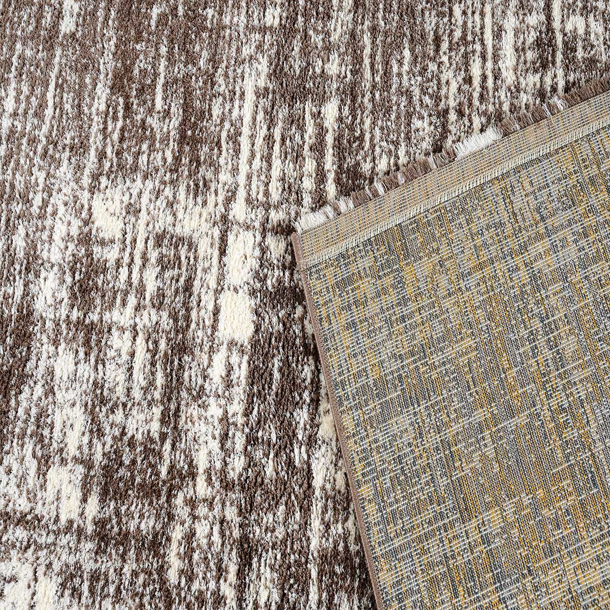 Χαλιά Κρεβατοκάμαρας (Σετ 3Τμχ) Polcarpet Veloute Cozy 912874 Brown Σετ Spitishop