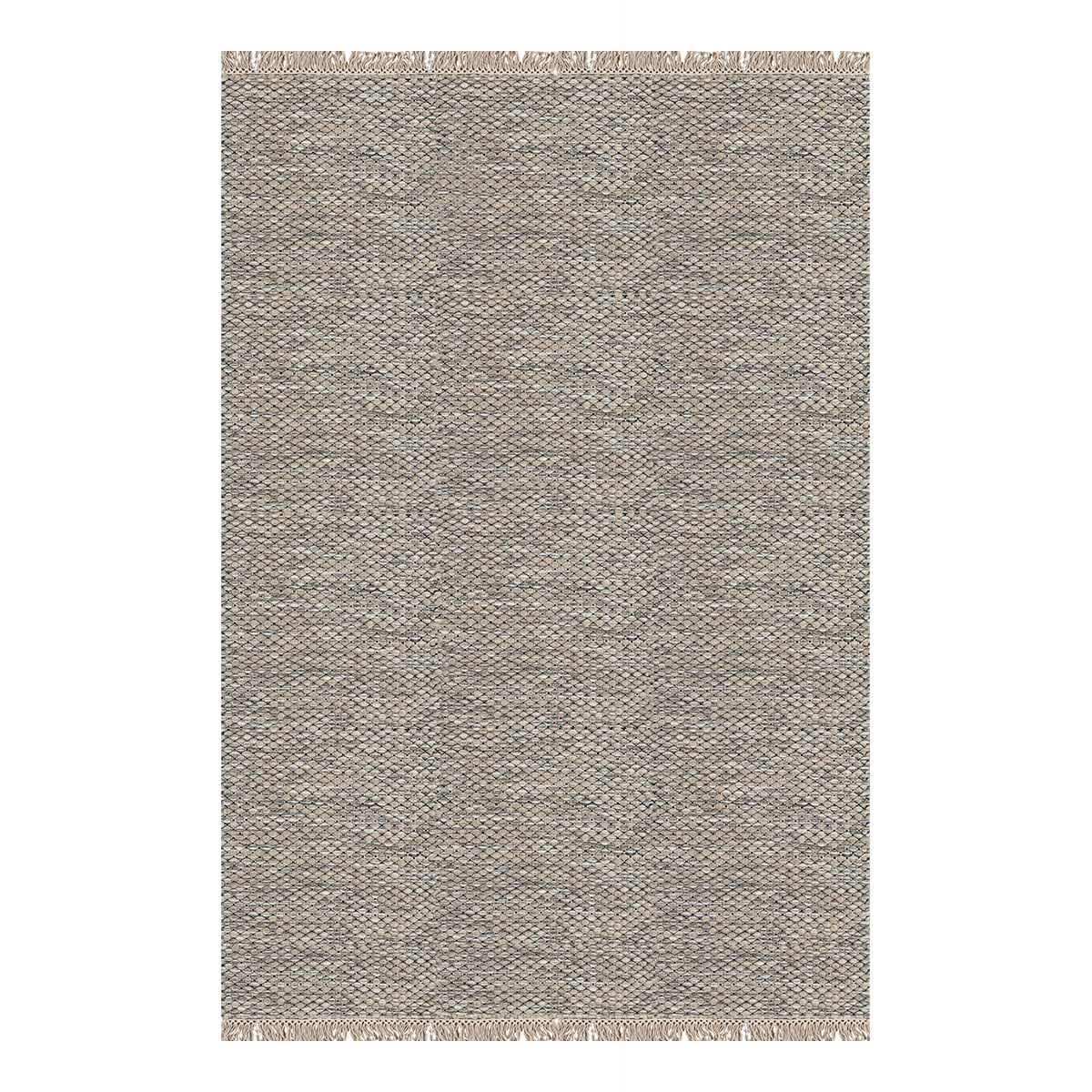 Χαλί (190X280) Polcarpet Wool Kilim Brown Black Χαλιά Σαλονιού Χειμερινά Μονόχρωμα Spitishop