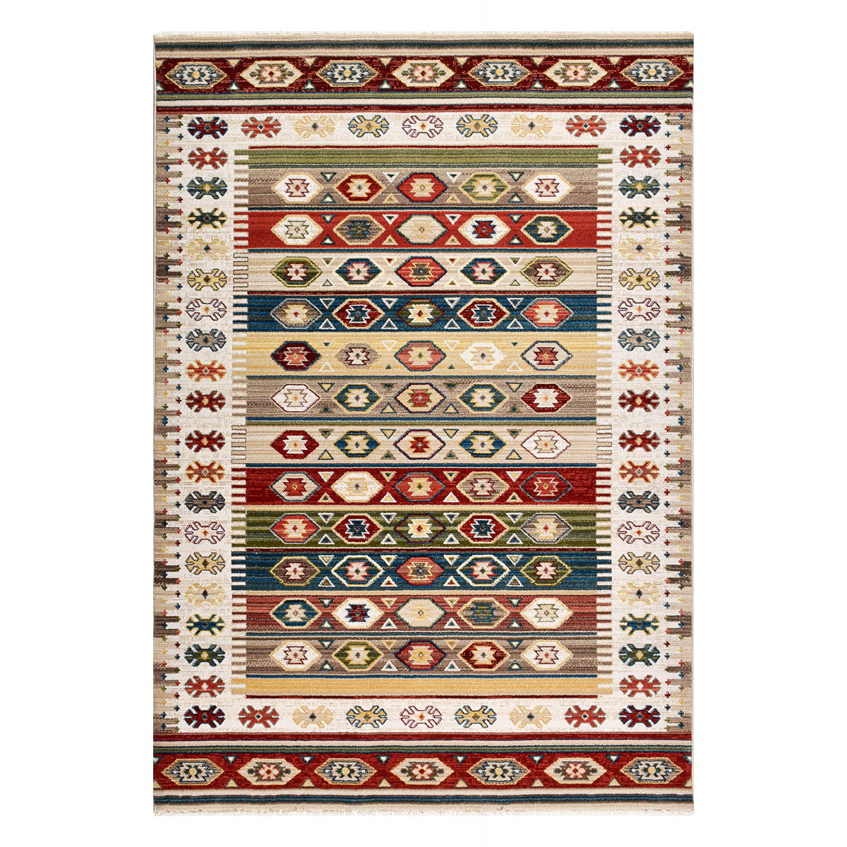 Χαλί (200X290) Polcarpet Kazak Oriental 585 Beige Χαλιά Σαλονιού Χειμερινά Boho Spitishop