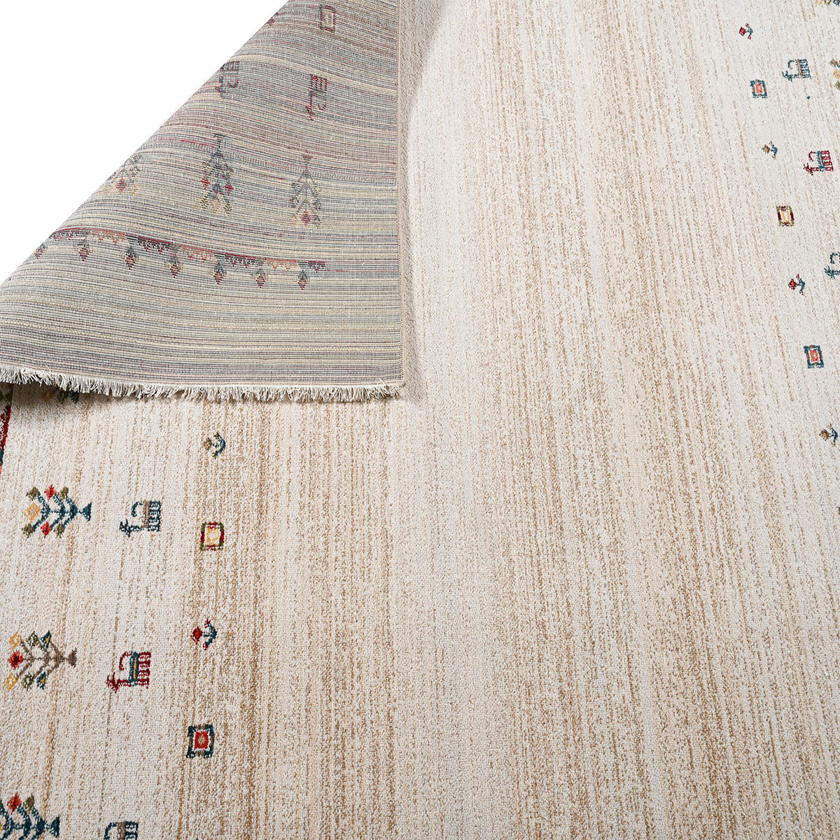 Χαλί (200X290) Polcarpet Kazak Oriental 692 Bone Beige Χαλιά Σαλονιού Χειμερινά Boho Spitishop