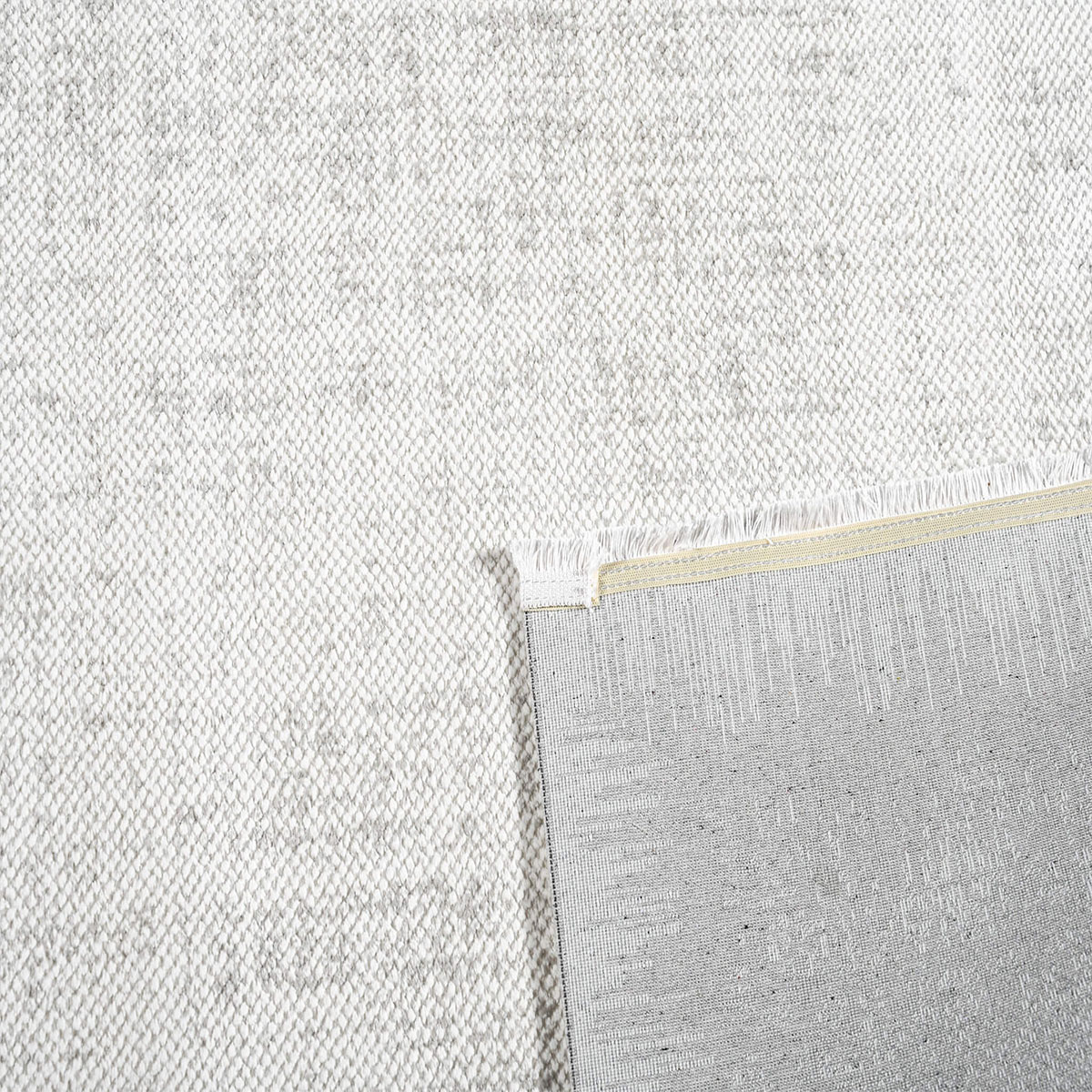 Χαλί (200X290) Polcarpet Platinum 8088 White Grey Χαλιά Σαλονιού Χειμερινά Spitishop