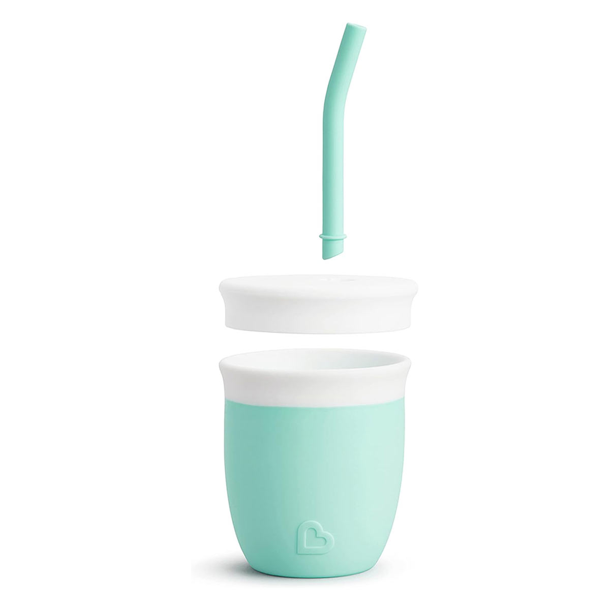 Ποτήρι Εκπαιδευτικό 118ml Με Καλαμάκι Munchkin C'Est Silicone Mint