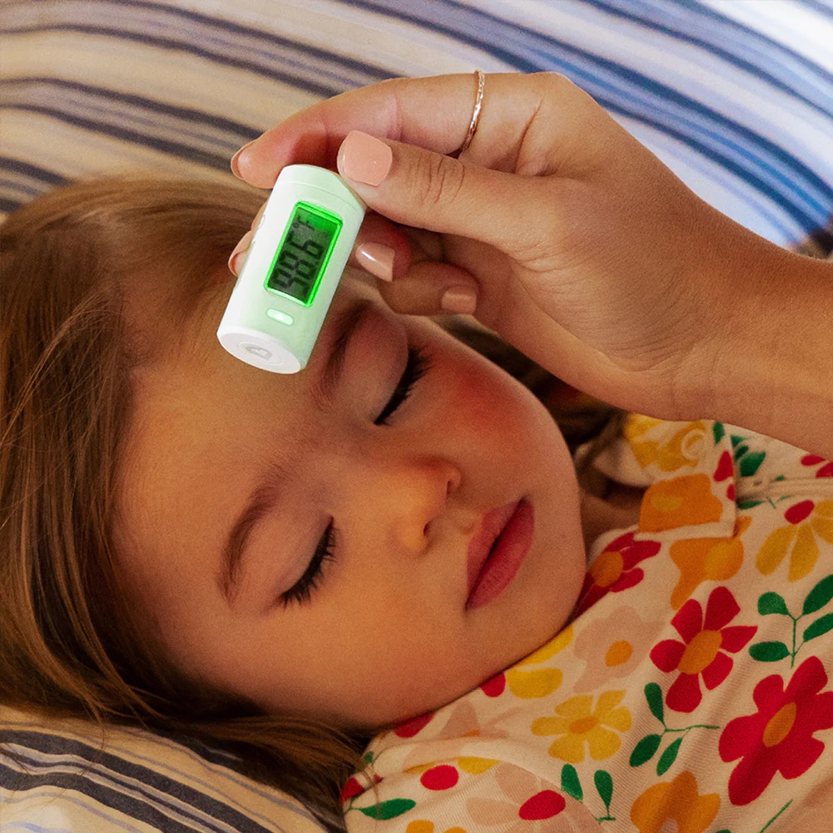 Ψηφιακό Θερμόμετρο Μετώπου με Υπέρυθρες Munchkin Mini Thermometer Βρεφικά Φροντίδα & Περιποίηση Μωρού Θερμόμετρα Πυρετού Μπάνιου Spitishop