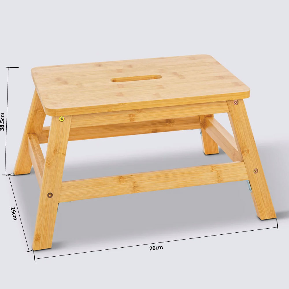 Σκαμπό (38 5X26X25) F-V Bambou 186207 Έπιπλα Σαλονιού Spitishop