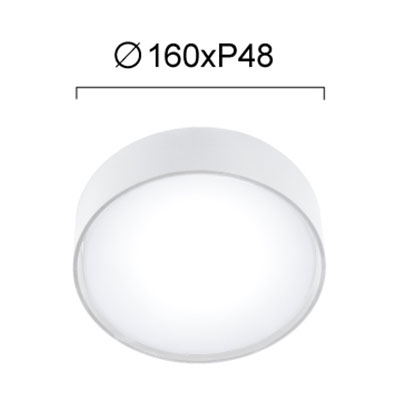 Φωτιστικό Πλαφονιέρα Led Viokef Ibiza White 4298801 Φωτιστικά Οροφής Κρεμαστά Spitishop