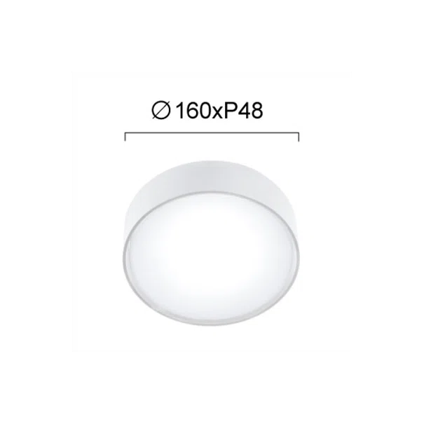 Φωτιστικό Πλαφονιέρα LED Viokef Ibiza White 4298801