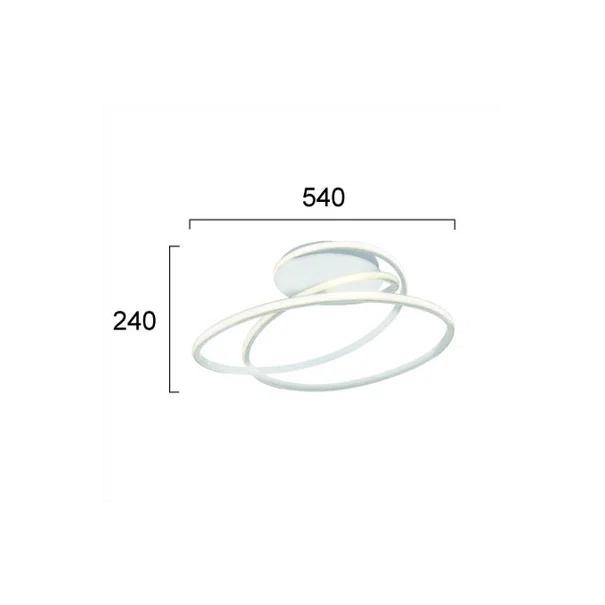 Φωτιστικό Πλαφονιέρα LED Viokef Mily White 4301500