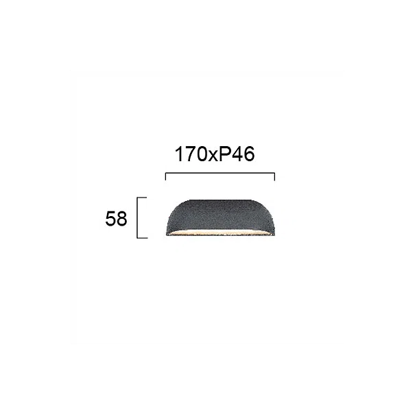 Απλίκα LED Εξωτερικού Χώρου Viokef Athens 4285900