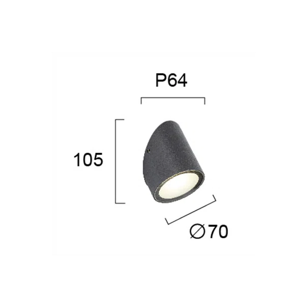 Σποτ LED Εξωτερικού Χώρου Viokef Juno 4286000