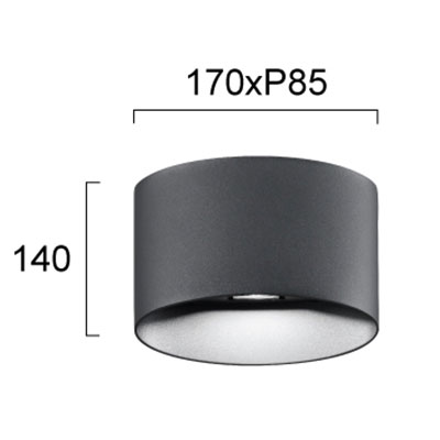 Απλίκα Led Εξωτερικού Χώρου Viokef Tempo 4295000 Φωτιστικά Τοίχου Απλίκες Spitishop