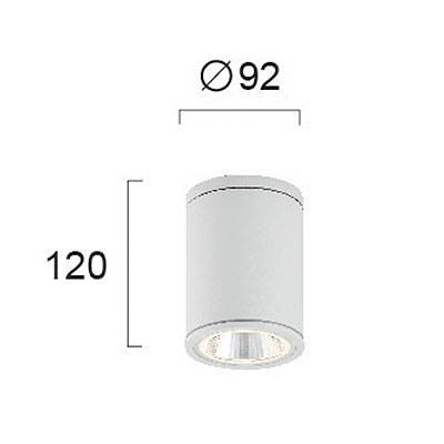 Σποτ Led Εξωτερικού Χώρου Viokef Maroco White 4199101 Φωτιστικά Οροφής Κρεμαστά Spitishop