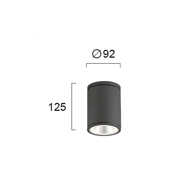 Σποτ LED Εξωτερικού Χώρου Viokef Maroco Grey 4199102