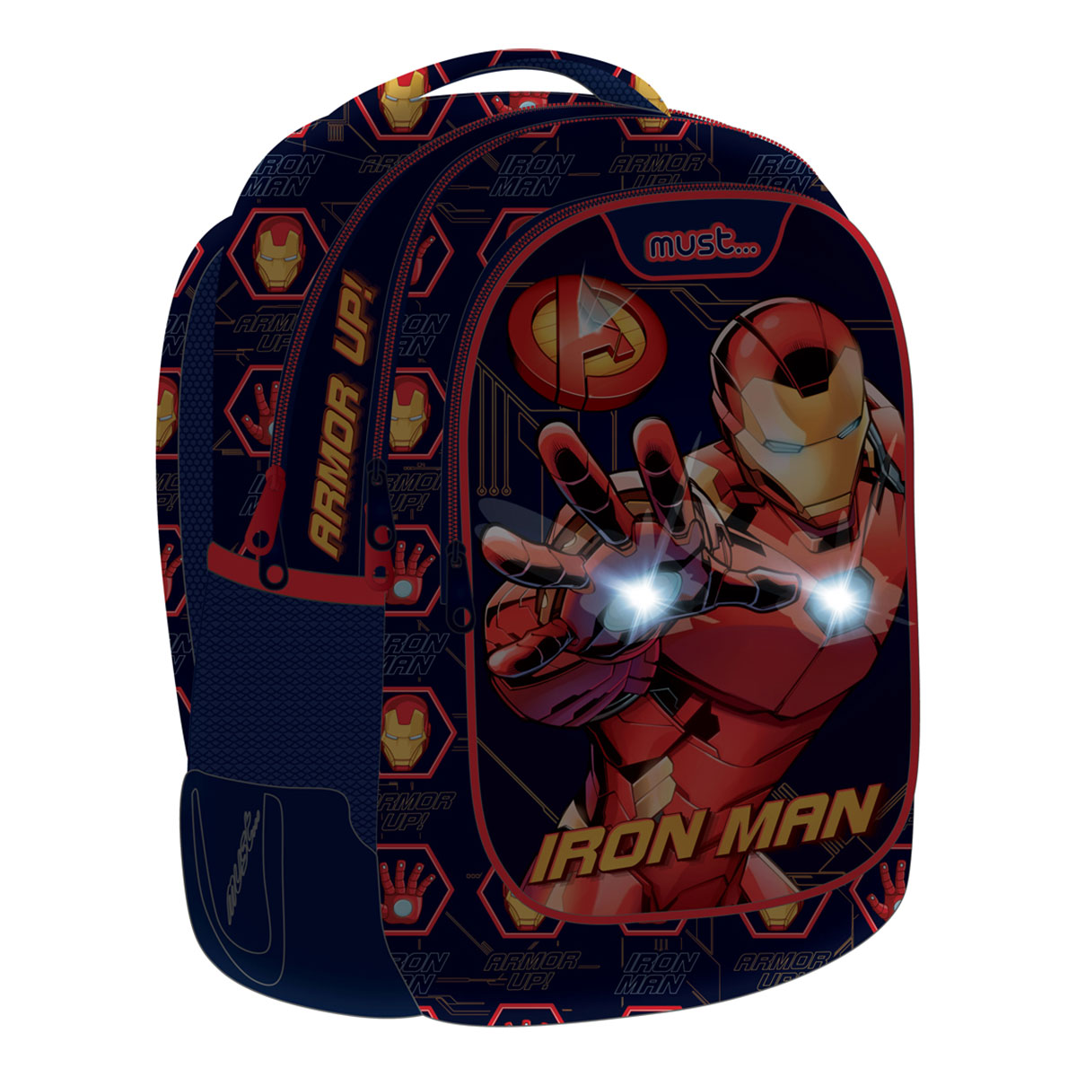 Σχολική Τσάντα Δημοτικού (32X18X43) Must Iron Man 506218 Παιδικά Σχολείο Σχολικές Τσάντες Spitishop