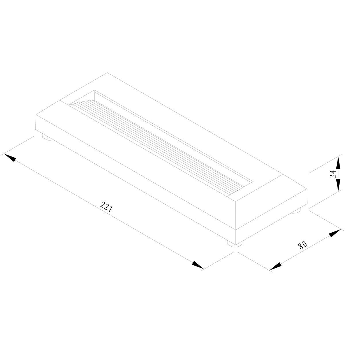 Απλίκα Led Εξωτερικού Χώρου Heronia Her-07 42-0012 Grey Φωτιστικά - Κήπου Spitishop