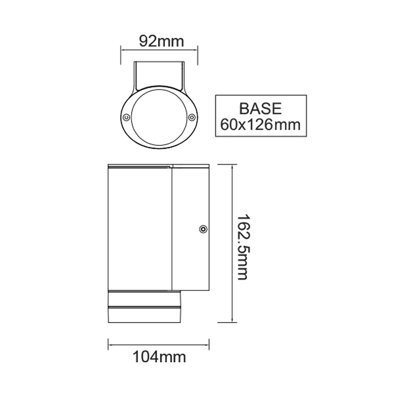 Σποτ Εξωτερικού Χώρου Aca Melitta Lg6006G D Grey Φωτιστικά - Κήπου Τοίχου Spitishop