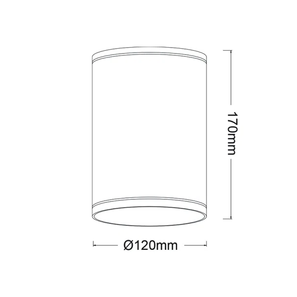 Σποτ Εξωτερικού Χώρου Aca LG2302E27W White
