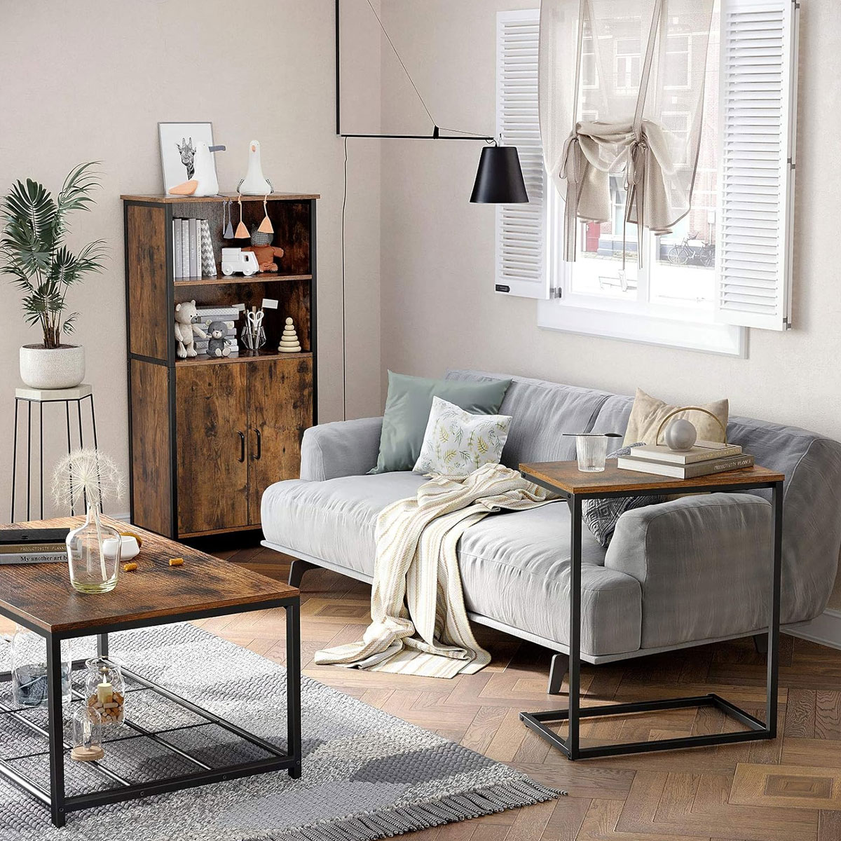 Βοηθητικό Τραπεζάκι (55X35X66) Vasagle Lnt52Bx Έπιπλα Σαλονιού Τραπεζάκια Ξύλινα Τραπέζια Spitishop