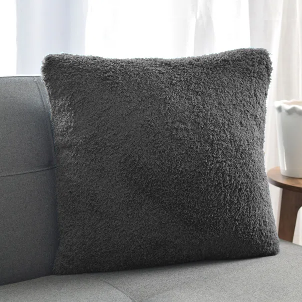 Διακοσμητική Μαξιλαροθήκη Fleece (40x40) S-F Montreal Anthracite C0C681003H
