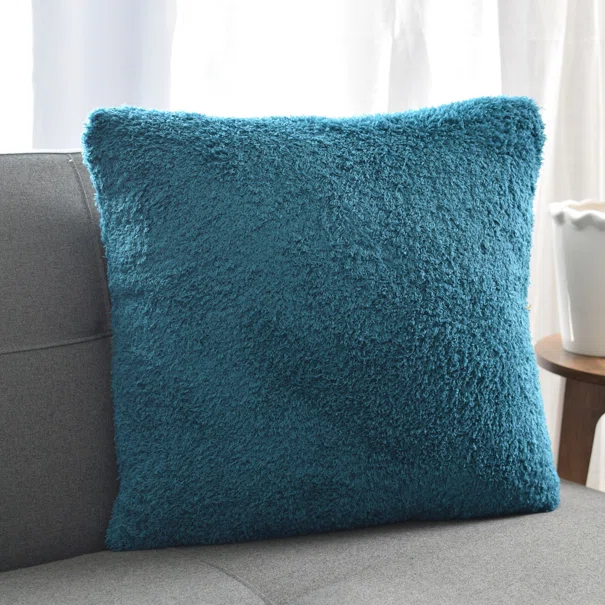 Διακοσμητική Μαξιλαροθήκη Fleece (40x40) S-F Montreal Petrole C0C681006H