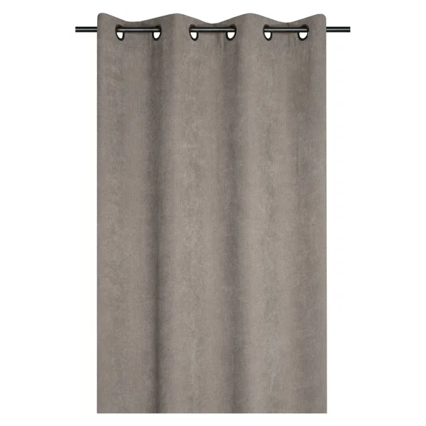 Κουρτίνα Βελουτέ (140x260) Με Τρουκς S-F Dandy Taupe R6D567003