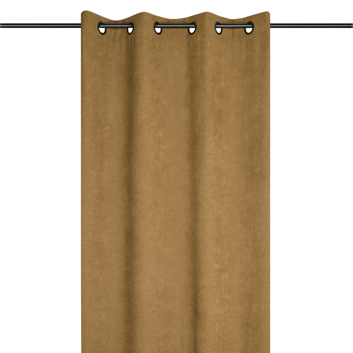 Κουρτίνα Βελουτέ (140x260) Με Τρουκς S-F Dandy Camel R6D567004