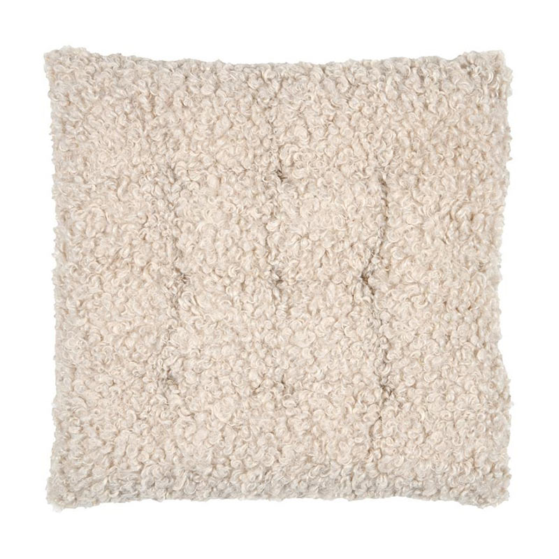 Μπουκλέ Μαξιλάρι Καρέκλας (38x38+5) S-F Grignon Naturel CUD442002GAL